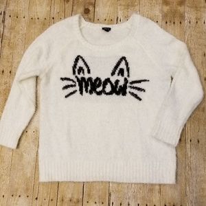 Meow Torrid very soft sweater size 2